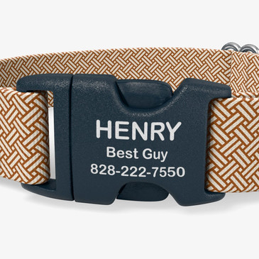 closeup view of personalization